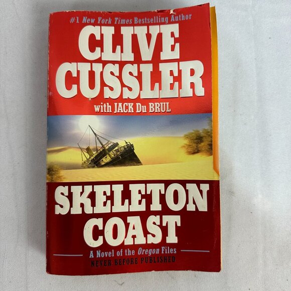 Clive Cussler Skeleton Coast Oregon Files Paperback 2006 Author Jack Du Brul - Picture 1 of 3